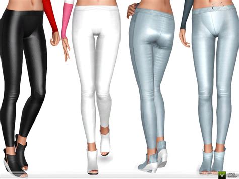 The Sims Resource Leather Leggings