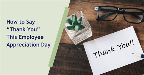 How To Say Thank You This Employee Appreciation Day Esc Employer