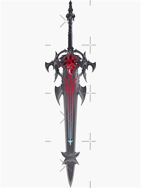 Dark Knight Sword Ffxiv Sticker For Sale By Twitchleah Redbubble