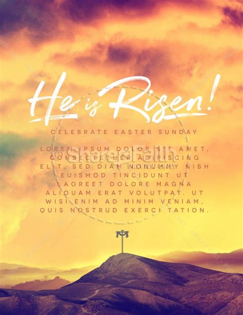 Easter sunday he is risen greeting card. Sharefaith: Church Websites, Church Graphics, Sunday School, VBS, Giving & Apps