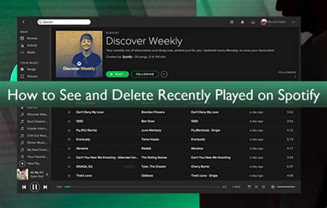 How To See And Delete Spotify Recently Played