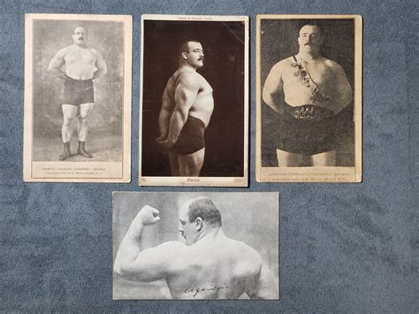 vintage 4 x original post cards of world champion wrestler stanislaus zbyszko ebay