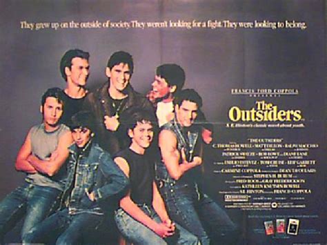 The Outsiders Original 1983 British Quad Movie Poster Posteritati