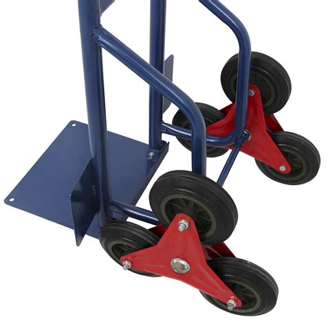 The powermate stair climbing hand truck moves loads up/down stairs, on/off vehicles, loading docks and across flat surfaces. 440lb Heavy Duty Stair Climbing Moving Dolly Hand Truck ...