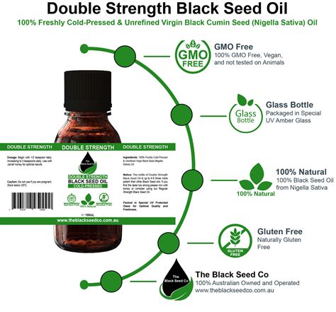 Double Strength Black Seed Oil The Black Seed Co Black Seed Oil