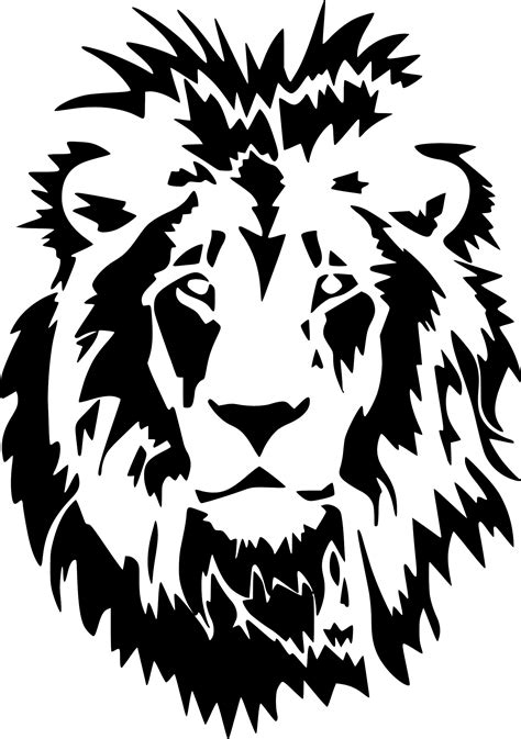 Lion Head Wild Animal Art Graphic Vinyl Sticker Car Truck Wall Laptop