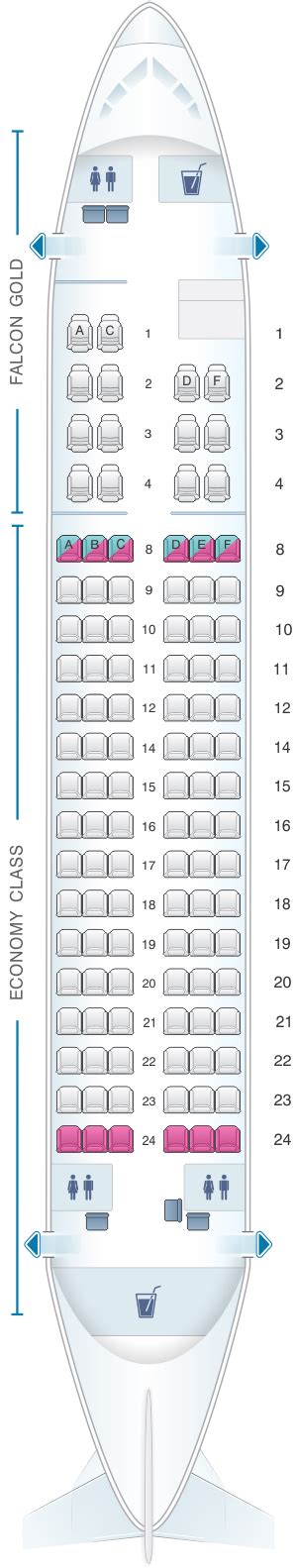 Seat Map Gulf Air Airbus A320 Er Seatmaestro