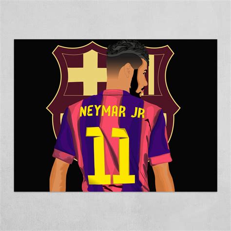 Anjeet Chauhan Neymar Jr Vector Art