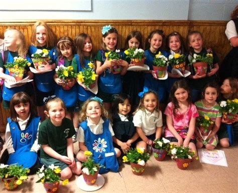 Daisy Girl Scout Troop 95743 Of Madison Celebrates Spring