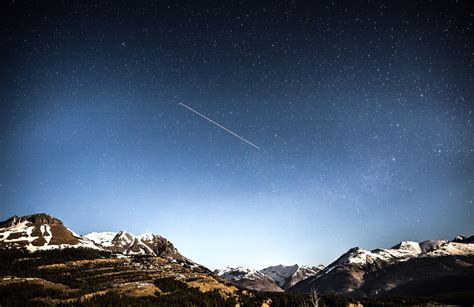 Free Images Snow Sky Night Atmosphere Mountain Range Shooting