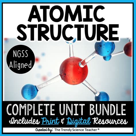 Atomic Structure Unit Print And Digital ⋆ The Trendy Science Teacher