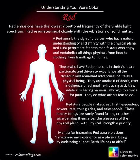 Red Aura Aura Colors Aura Colors Meaning Aura Color Meanings