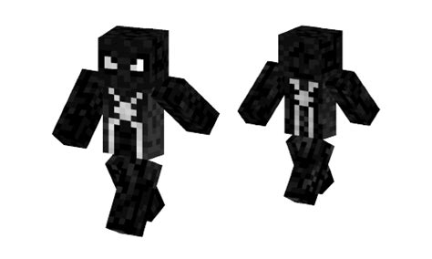 Black Suit Spiderman Skin Minecraft Skins