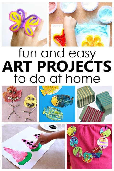 Easy Art Projects To Do At Home Fantastic Fun And Learning