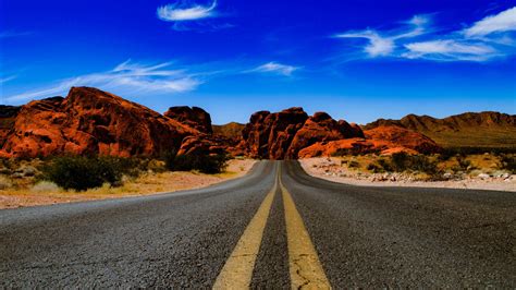 Valley Of Fire State Park Road Wallpapers Hd Wallpapers Id 25199