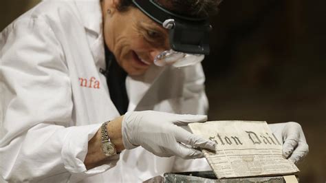1795 Time Capsule Found And Opened In Boston
