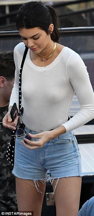 Braless Kendall Jenner Showcases Her Legs In Tiny Shorts On Boat Trip