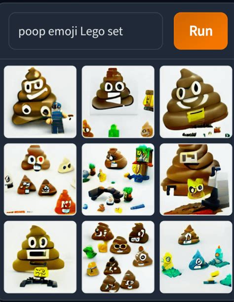 Poop Emoji Lego Set Rweirddalle