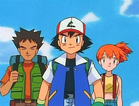 Brock Ash And Misty Pokemon Pokemon Ash And Misty Brock Pokemon