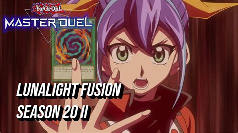Yu Gi Oh Master Duel Season 20 Lunalight Fusion Ii Youtube