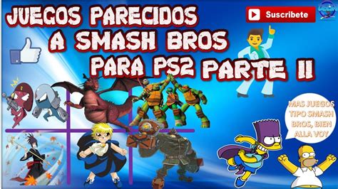Juegos Parecidos A Smash Bros Para PS2 Parte II YouTube