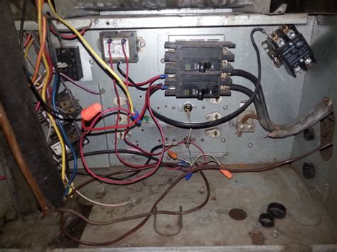 System works fine but when temp i got a new thermostat for free from a friend that does heat and air. nordyne air handler.need help wiring it | Terry Love ...