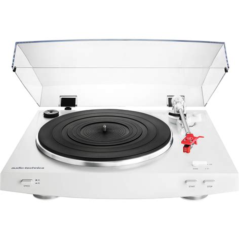 Audio Technica Consumer At Lp3 Stereo Turntable White At Lp3wh