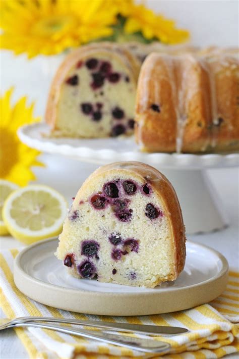 Lemon Blueberry Bundt Cake Glorious Treats
