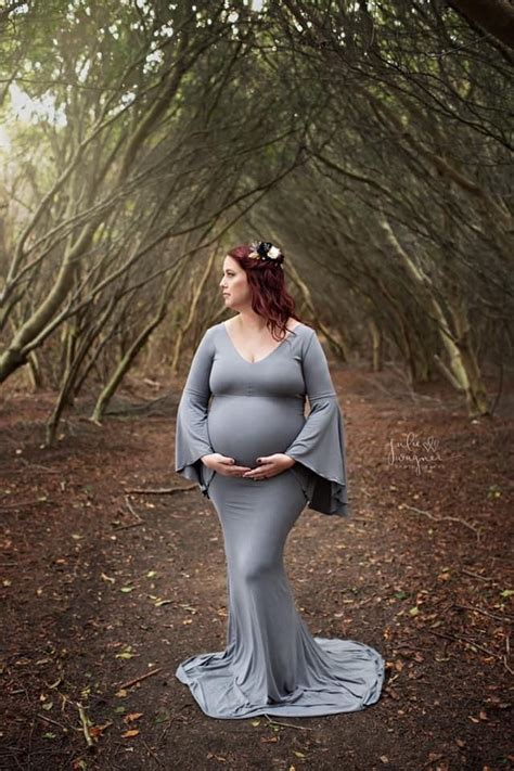 Outdoor Maternity Outdoor Maternity Photos Maternity Grey Gown