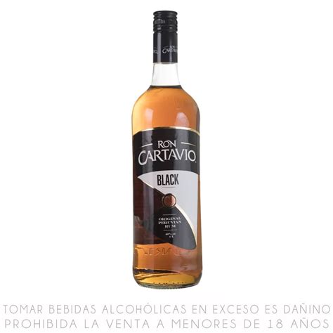 Ron Black Cartavio Botella 1 L A Domicilio Cornershop By Uber Perú