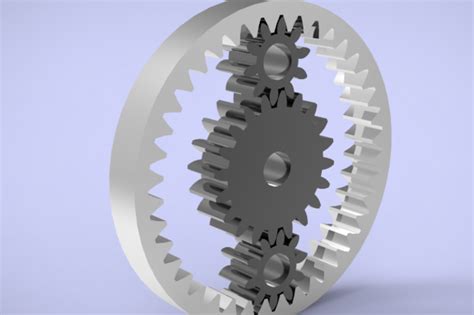 Sun And Planet Gears Step Iges Solidworks 3d Cad