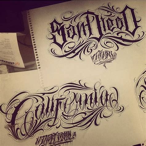 Pin By Tyler Walstrom On Lettering Script Chicano Tattoos Lettering