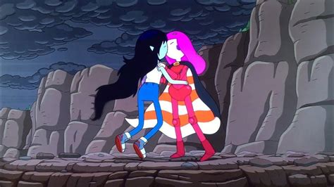 Princess Bubblegum And Marceline Cute Kiss Adventure Time Youtube