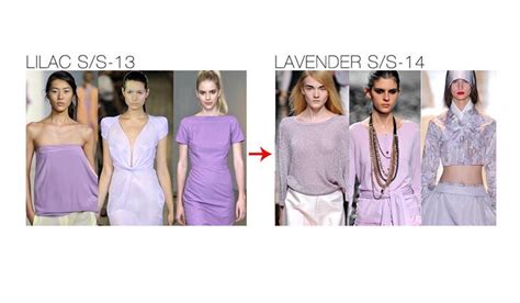 The Purple Emersion From Spring 2013 Into Spring 2014 Were Light Hues