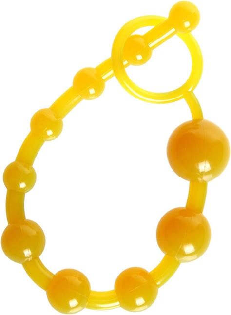anal toy color jelly anal beads sex orgasm vagina plug play pull ring ball anal