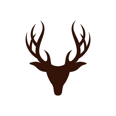Premium Vector Deer Head Antlers Vector Logo Template Illustration