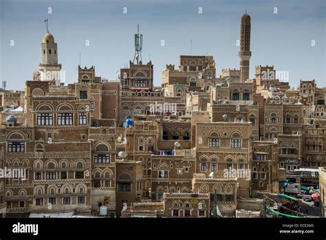 Die Altstadt Von Der Unesco World Heritage Site Sanaa Sanaa Jemen