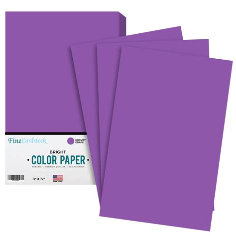 11 X 17 Color Paper Gravity Grape Bulk And Wholesale Fine Cardstock