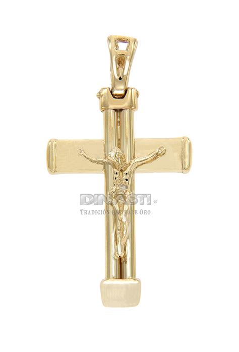 Sku Crsor0014 Cruz Combinada Mediana Cruz Amarilla Cristo Amarillo