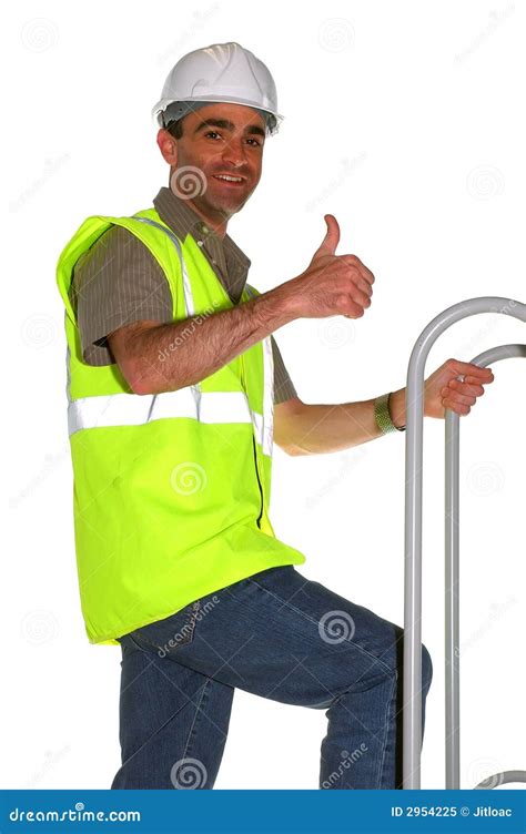 Smiling Construction Worker Stock Image Image Of Improve