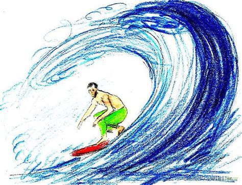 How To Draw A Surfer Surf Drawing Drawings Surfer