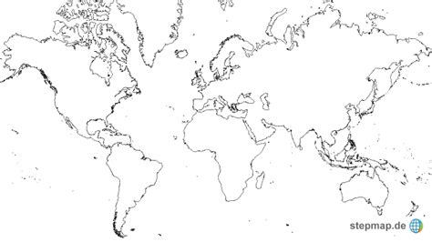 Weltkarte umrisse zum ausdrucken archives kinderbilder | weltkarte meine weltkarte weltkarte zum ausmalen wo man schon war. Die Welt - Umriss von kasatosche - Landkarte für die Welt