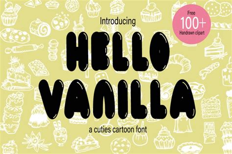 Hello Vanilla Font Free Download Freefontdl