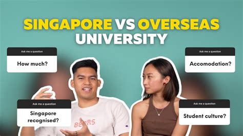 Why Do Singaporeans Study Overseas Cost Accommodation And Culture