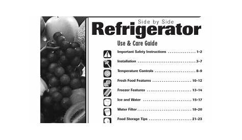 Amana ASD2326HES Réfrigérateur combiné Owner Manual | Manualzz