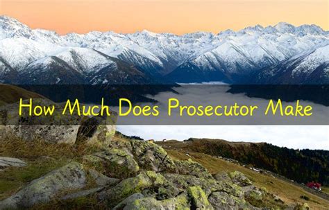 How Much Does Prosecutor Make