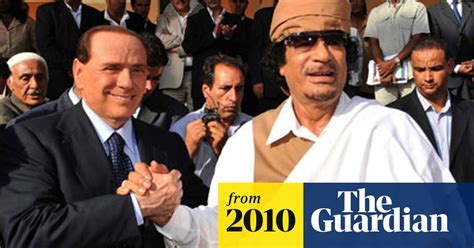 Gaddafi Flies Italian Women To Libya For Cultural Tours And Romance Libya The Guardian