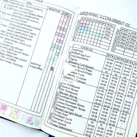 Fitness And Wellness Bullet Journal Tracker Getanized And Conquer Your
