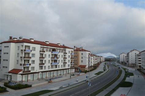 Olympic Village In Sochi Editorial Stock Image Image Of Street 44235714