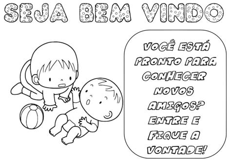 Blog Professor Zezinho Cartazes De Boas Vindas